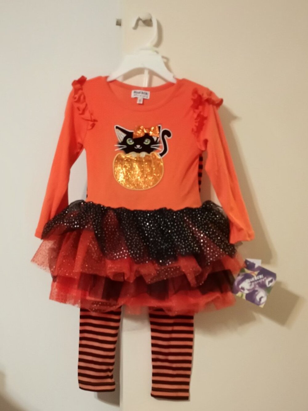 Blueberi Boulevard's Halloween 4-T Girls 2-pc. Long Sleeved Top & Legging Set